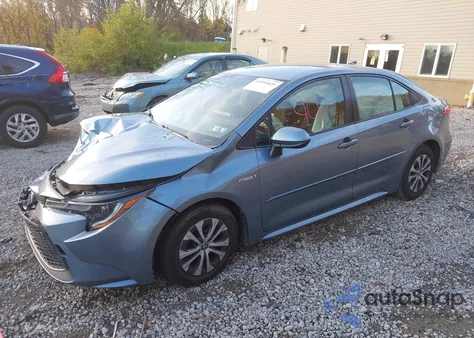 2020 Toyota Corolla Hybrid Le from USA, damaged, VIN JTDEBRBE2LJ016938